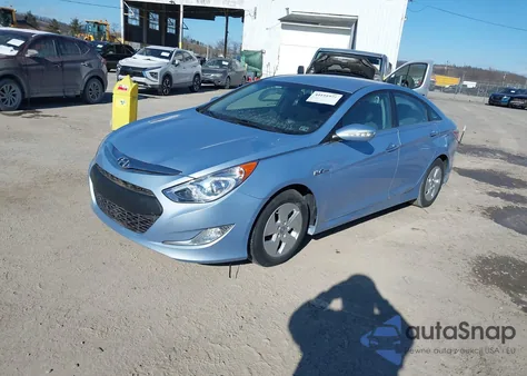 2012 Hyundai Sonata Hybrid from USA, damaged, VIN KMHEC4A48CA027950
